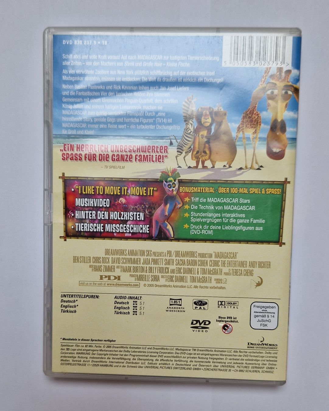 Tutti i DVDs: Madagascar DVD – Usato da Oberdorf BL venduto da Eselsohr21 1