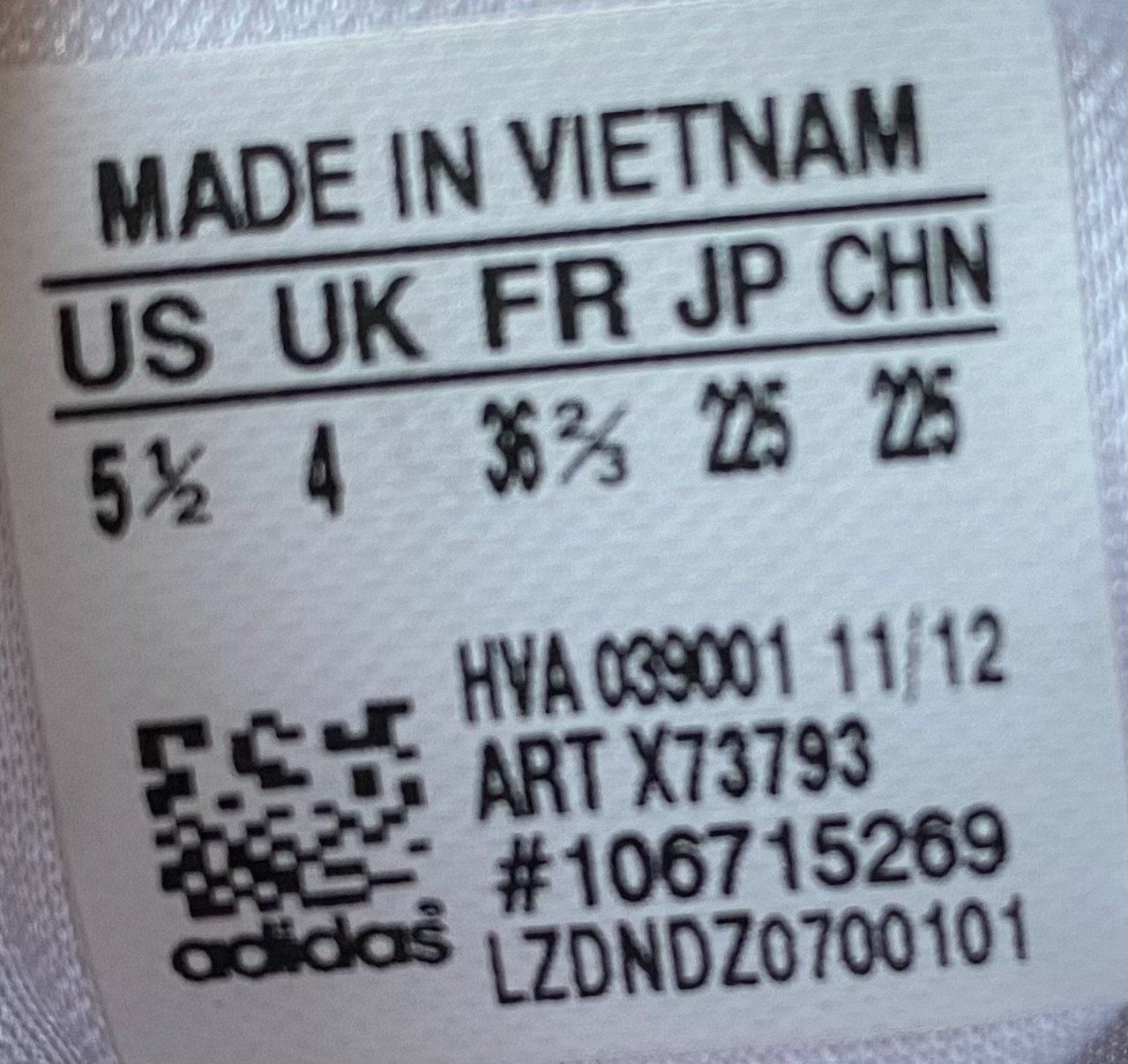 Adidas Schuhe für Mädchen: Baskets blanches Adidas t. 36 2/3 – Gebraucht aus Peseux von Gilloss 5