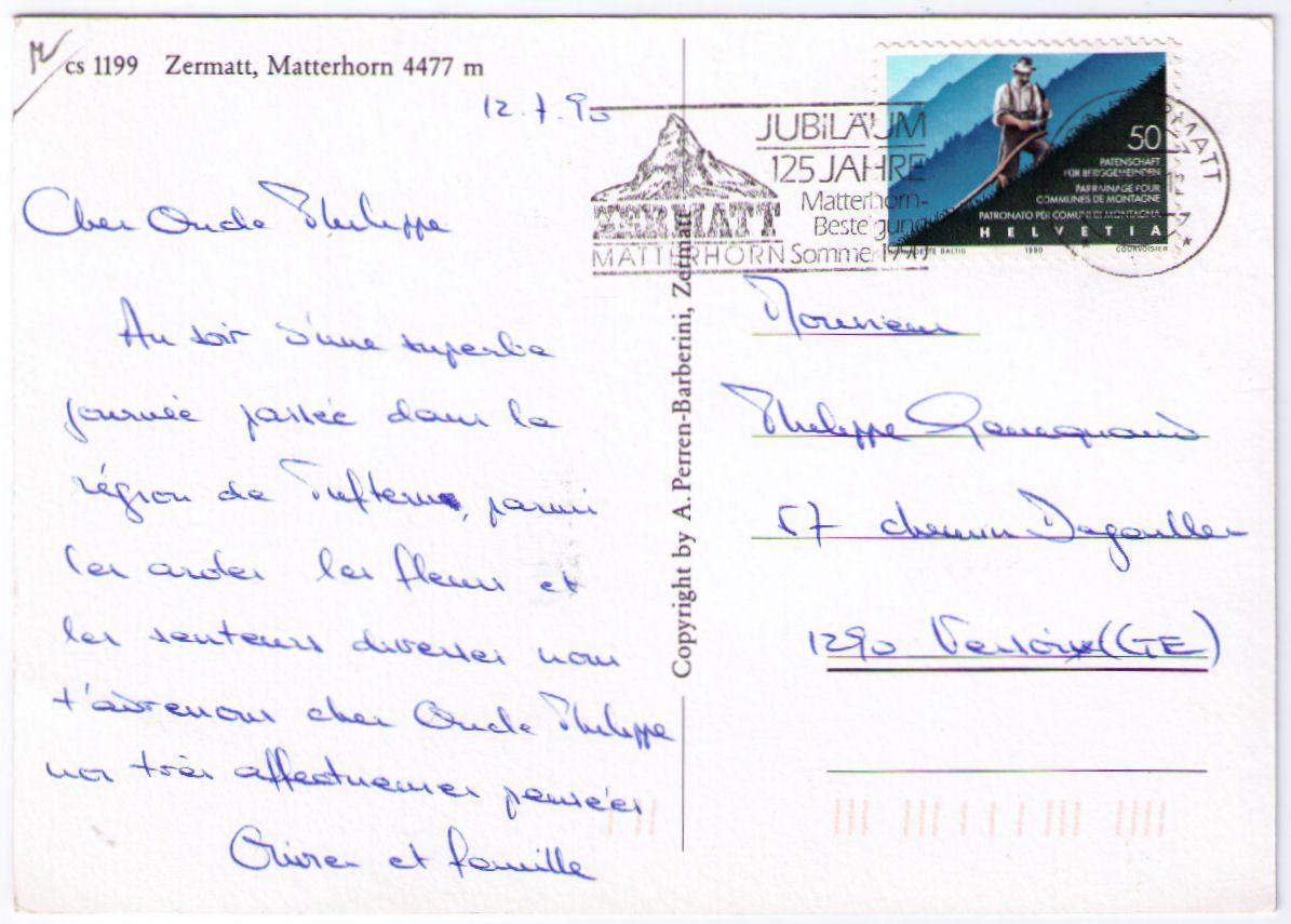Cartes postales: Zermatt - Matterhorn – D'occasion à Binningen par Mountainrider 1