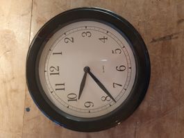 IKEA Wanduhr schwarz ca 18 cm