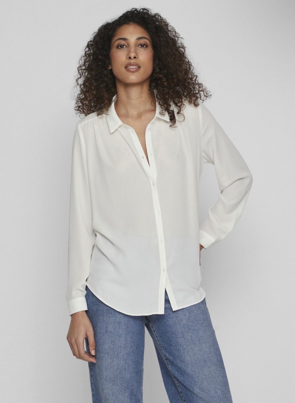 Vila Camicette: Elegante weisse Bluse - VILA – Nuovo (secondo la descrizione) da Düdingen venduto da Hiron_o7