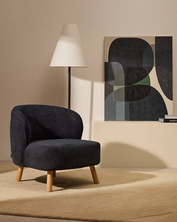 Poltrone: Kavehome Sessel Ulit aus blau-grauem Chenille – Nuovo (secondo la descrizione) da Zollikofen venduto da uniqueroom
