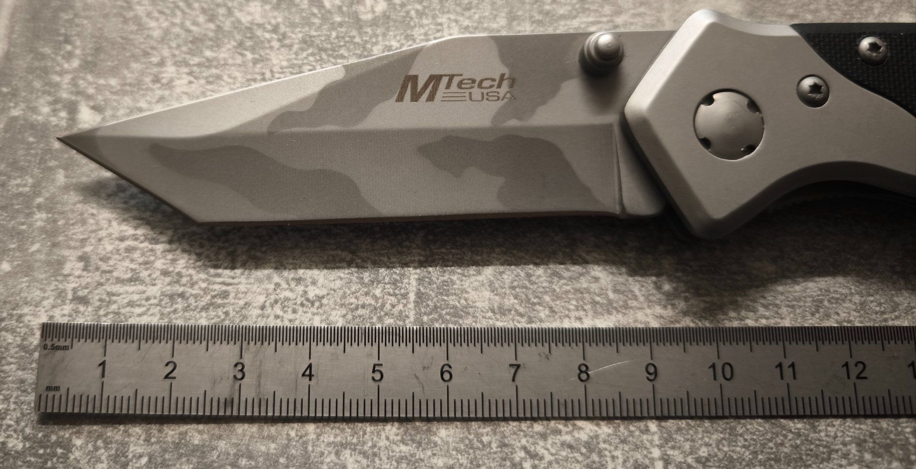 Couteaux de poche: MTech USA Klappmesser mit Camo-Klinge & Gurtschneider – Neuf avec emballage d'origine à Gams par Serg1 2