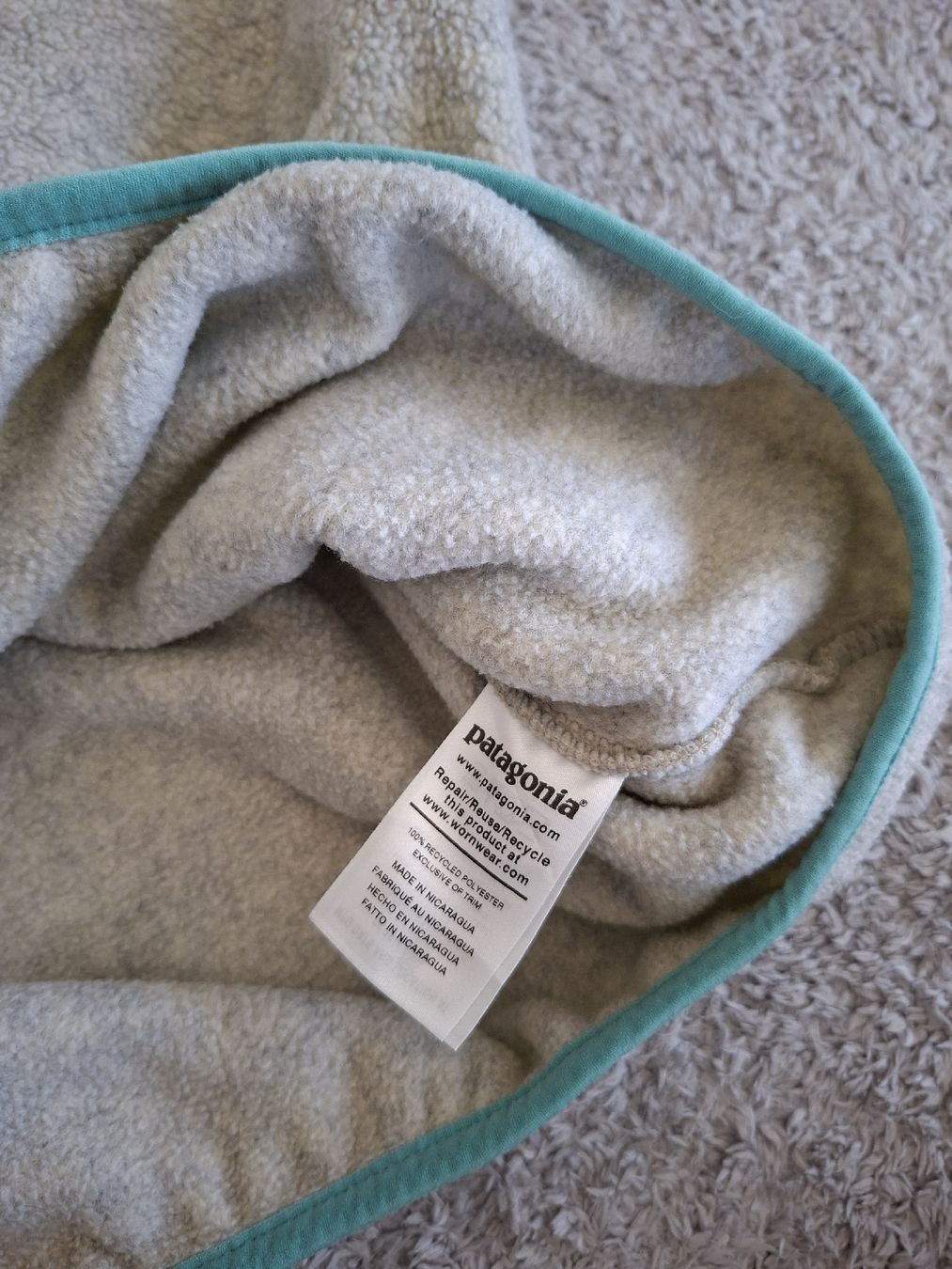 Patagonia Maglioni & Felpe: Pull Patagonia Synchilla beige et turquoise taille M – Usato da Renens VD venduto da ser_j2fn 7