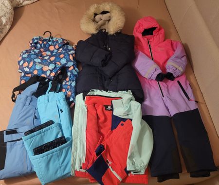 lot d habits d hiver / ski fille 3 ans