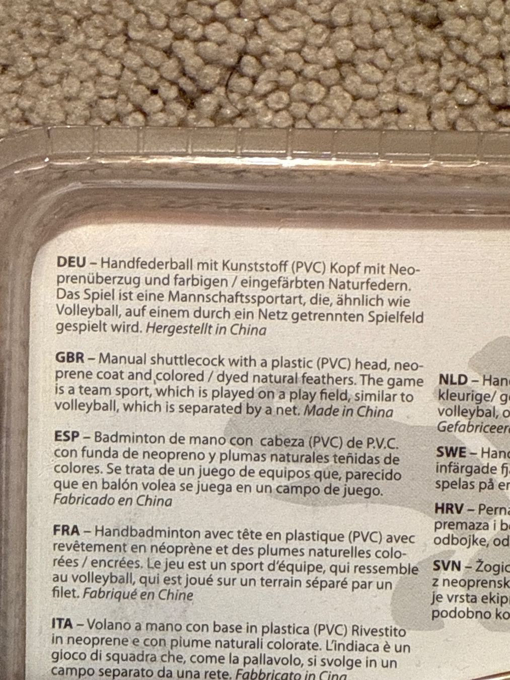 Giocattoli: Indiaca bzw. Peteca von Schiltkröt – Nuovo e nell'imballaggio originale da Andelfingen venduto da Judy0007 2