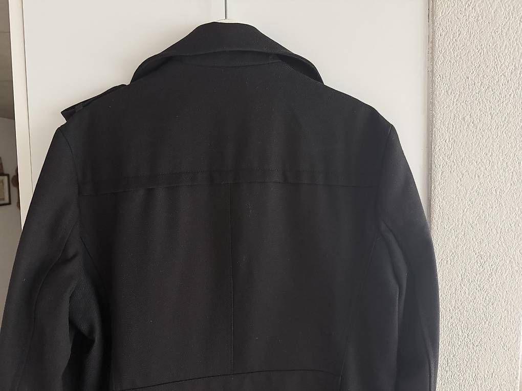 Zara Cappotti: Herren Trenchcoat schwarz L – Usato da oensingen venduto da df1988 1