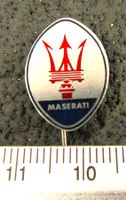 MASERATI AUTO LOGO ABZEICHEN ANSTECKNADEL VINTAGE OLDTIMER