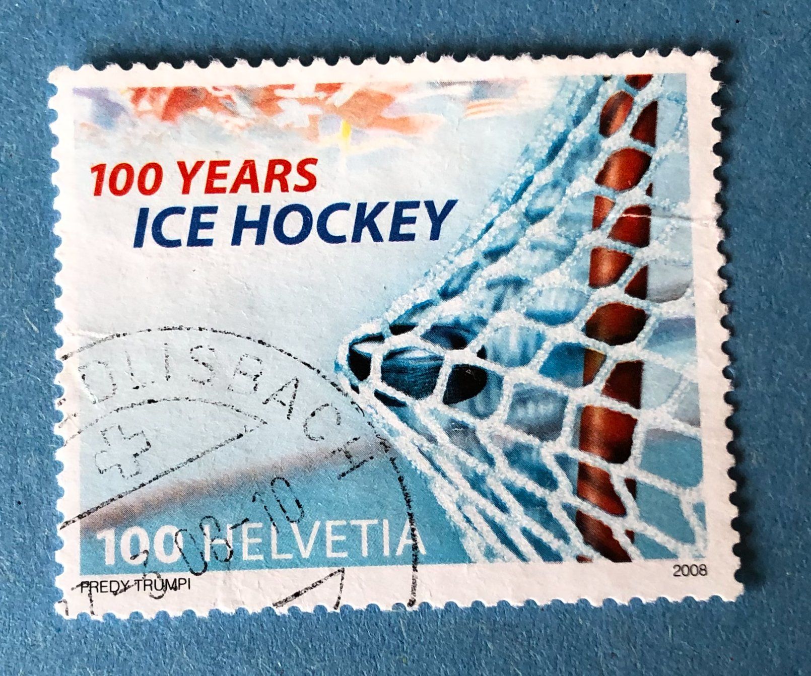 Tutti i francobolli: Nr. 1266  Eishockey GESTEMPELT 2008    – Usato da Aarau venduto da Billa007