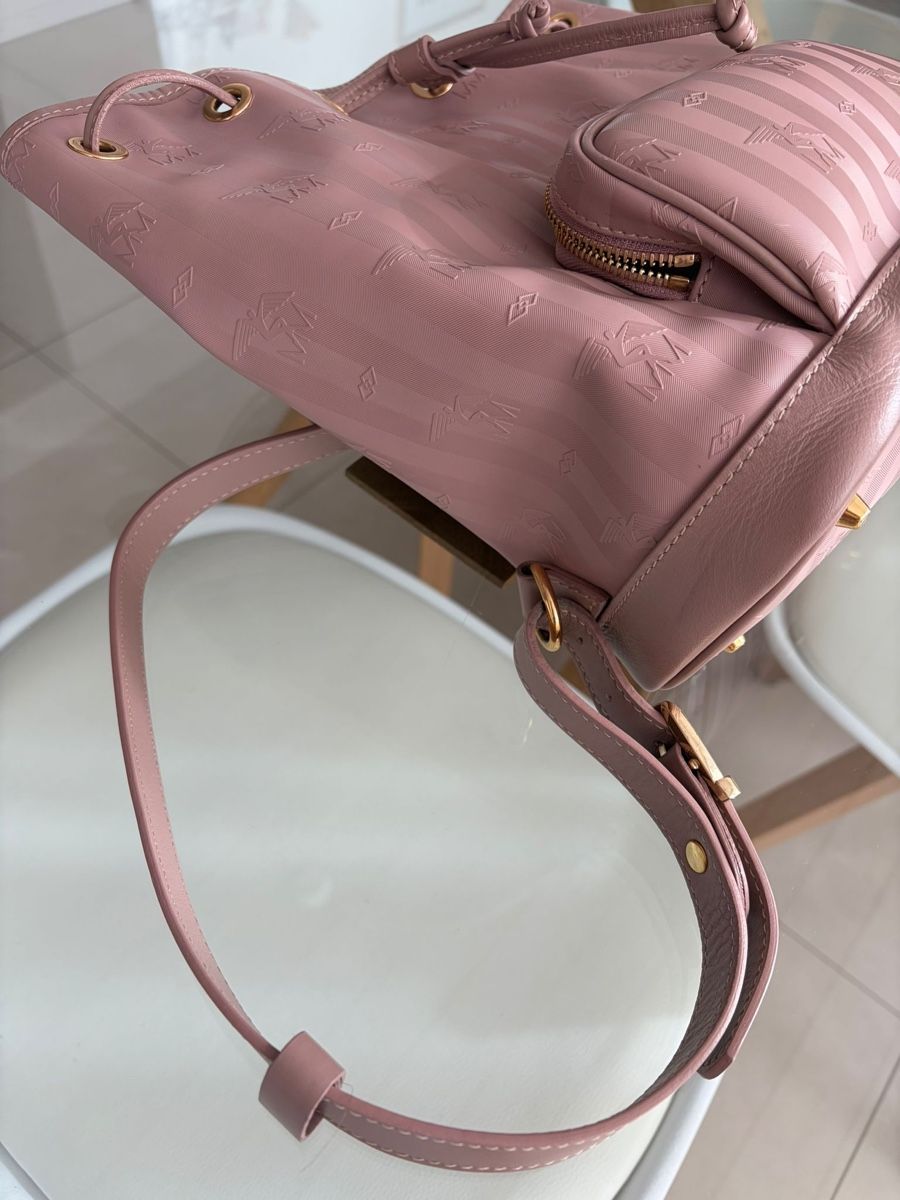 Maison Mollerus Zaini: Maison Mollerus - Brugg Rucksack Rose/Gold – Usato da Gümligen venduto da Chants7 7