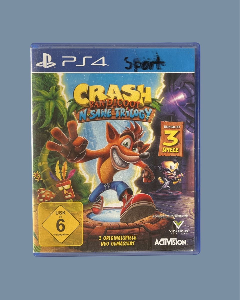 Giochi: Crash Bandicoot N. Sane Trilogy PS4 – Usato da Leuk Stadt venduto da nat_7826