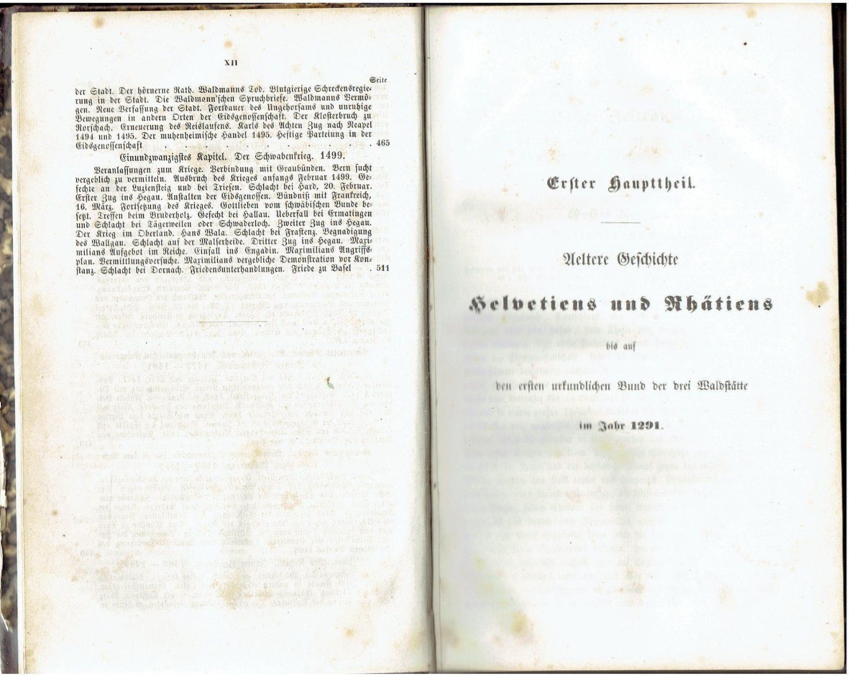 Libri: Geschichte der Schweizerischen Eidgenossenschaft 1855 – Usato da Flims - Dorf venduto da Stagediver 4