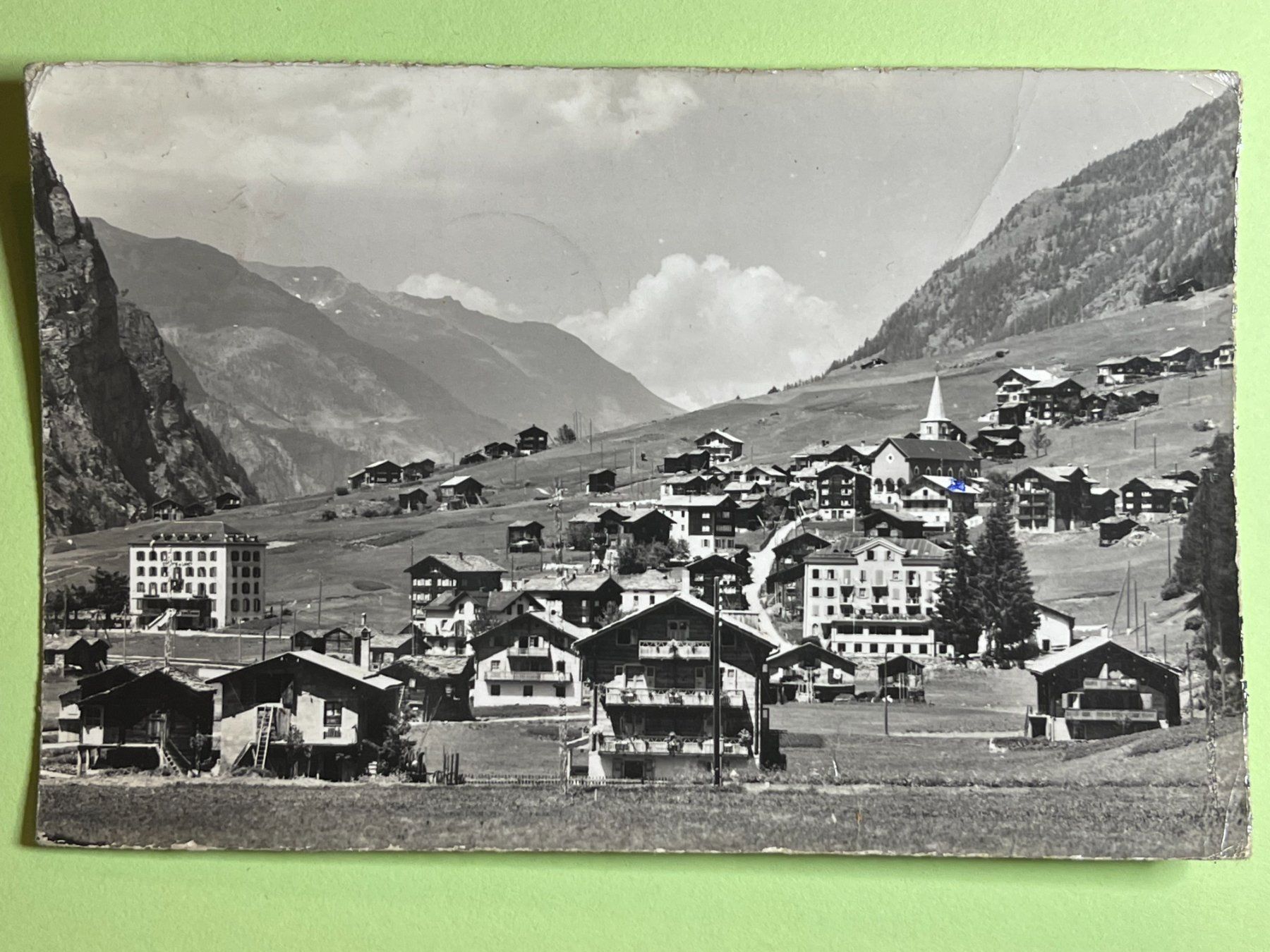 Ansichtskarten: Randa, 1963 – Gebraucht aus Steg VS von _vinci_