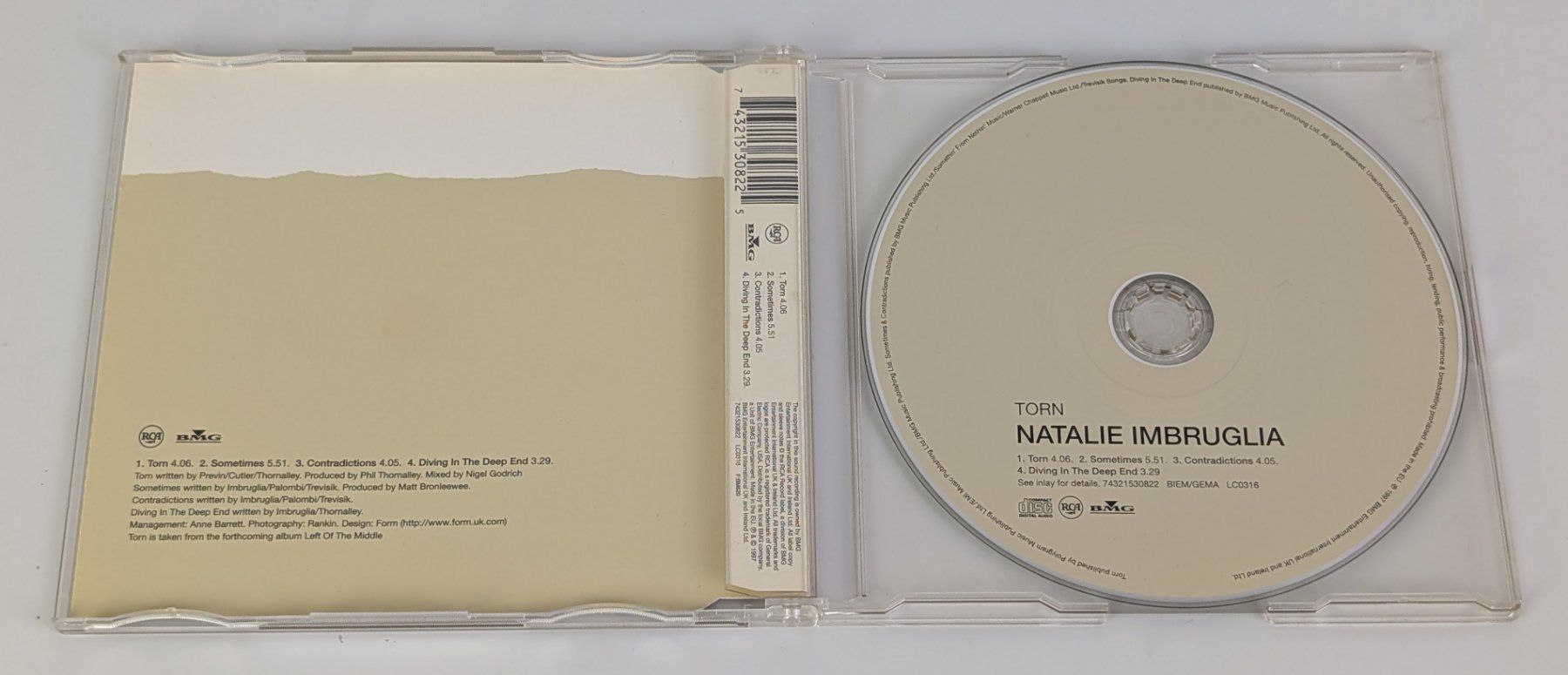 CDs: Natalie Imbruglia - Torn - CD Single - Top – D'occasion à Zürich par 1.Simon 2