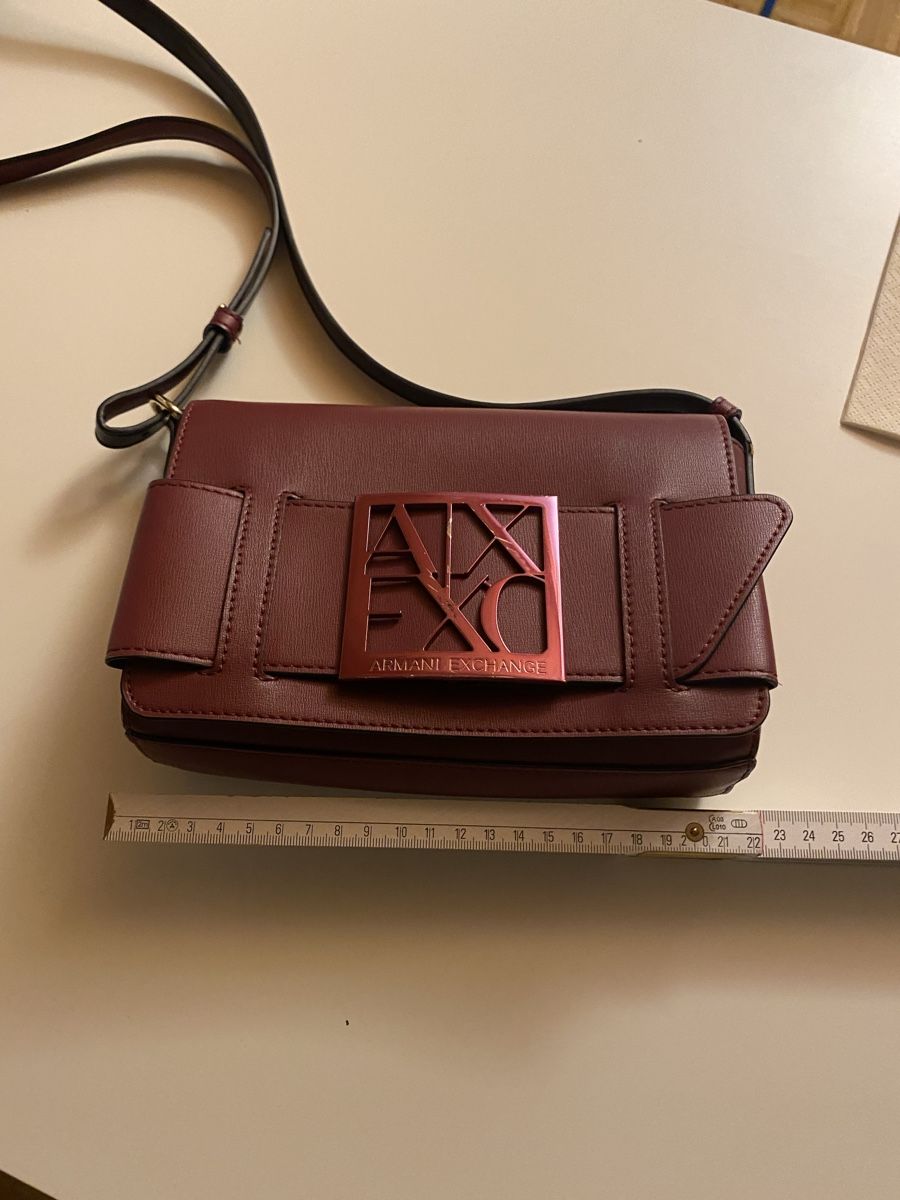 Armani Borse da donna: Armani Exchange Tasche, bordeauxrot – Usato da Hinterkappelen venduto da charlie98 1