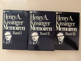 Henry A. Kissinger Memoiren Band I-III 3-teiliges Set