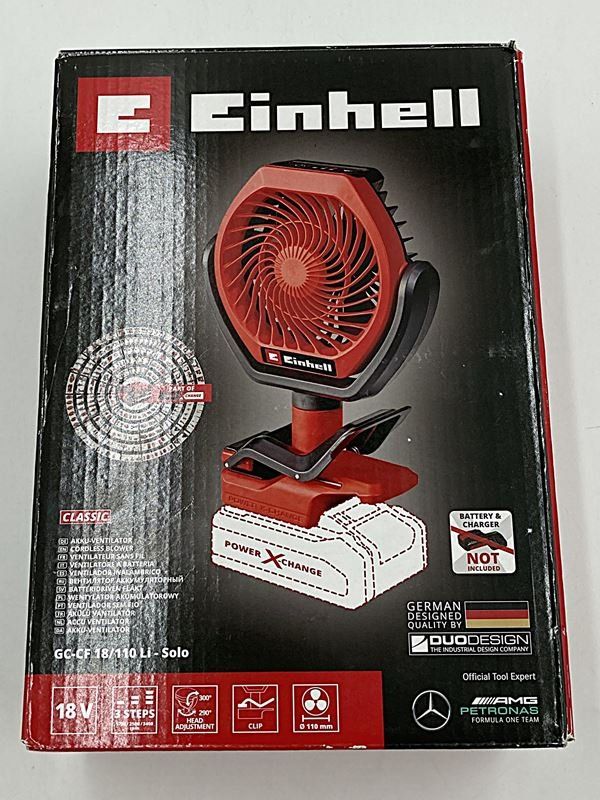 Einhell Ventilateurs: EINHELL | Ventilator | Rot | Akkubetrieb | ca. 18V – Neuf (Voir description) à Wittenbach par Restwert_St-Gallen