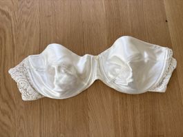 Damen BH weiss abnehmbar Trager Grösse 85B Top Zustand