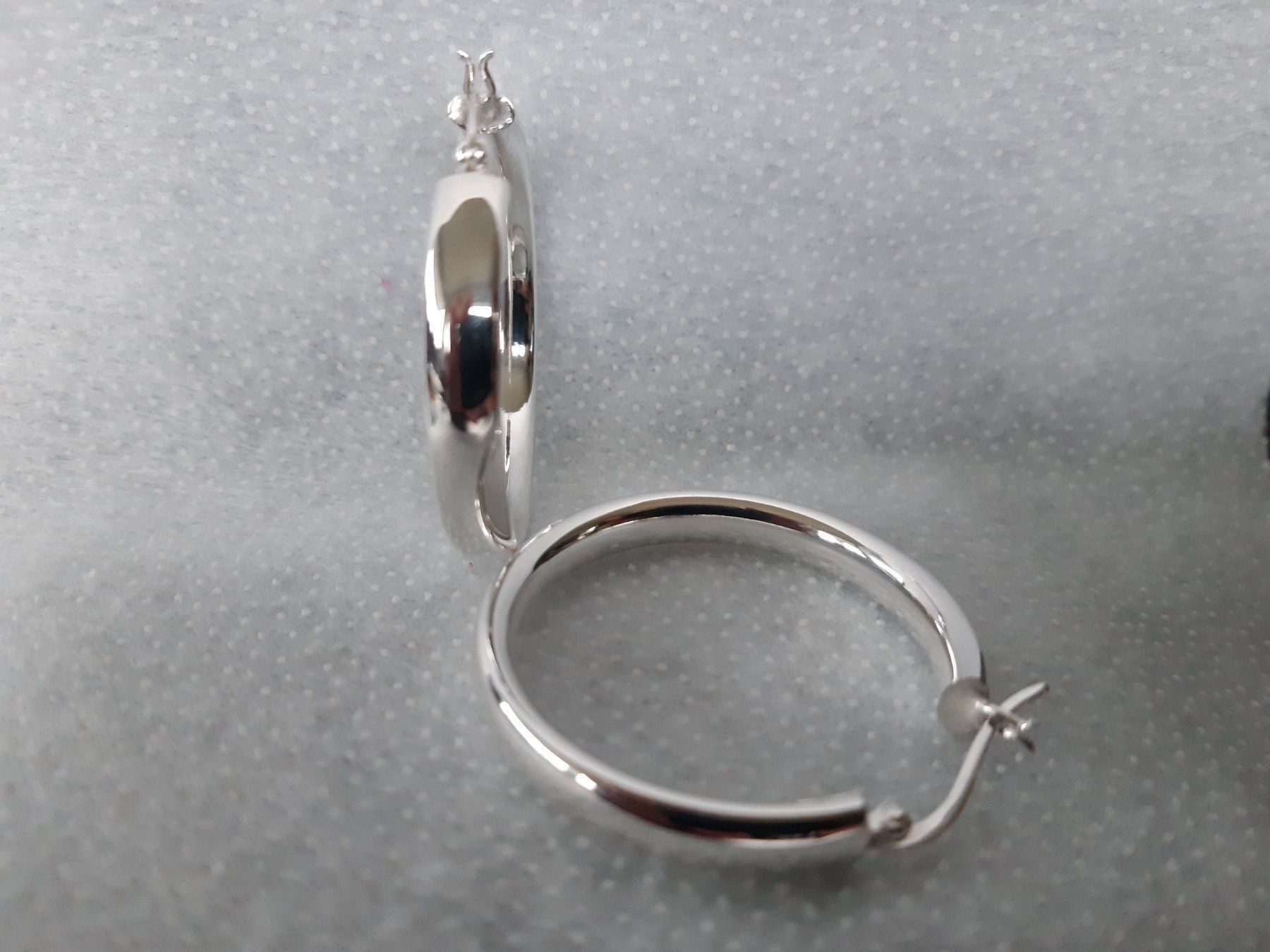 Orecchini pendenti & Orecchini a lobo: Creolen Sterling Silber 925 - 35mm – Nuovo e nell'imballaggio originale da Einsiedeln venduto da My__Way 2