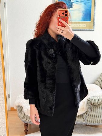 Echte Nerzjacke  Copenhagen Mink  NOBLE  Gr. S