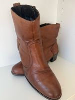Stiefeletten Tamaris braun Leder Grösse 40 getragen