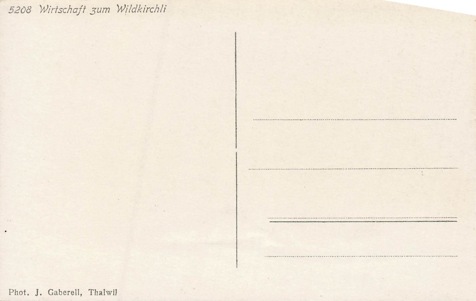 Cartoline postali: Wirtschaft Wildkirchli, Appenzell – Usato da Schwyz venduto da Seffi56 1