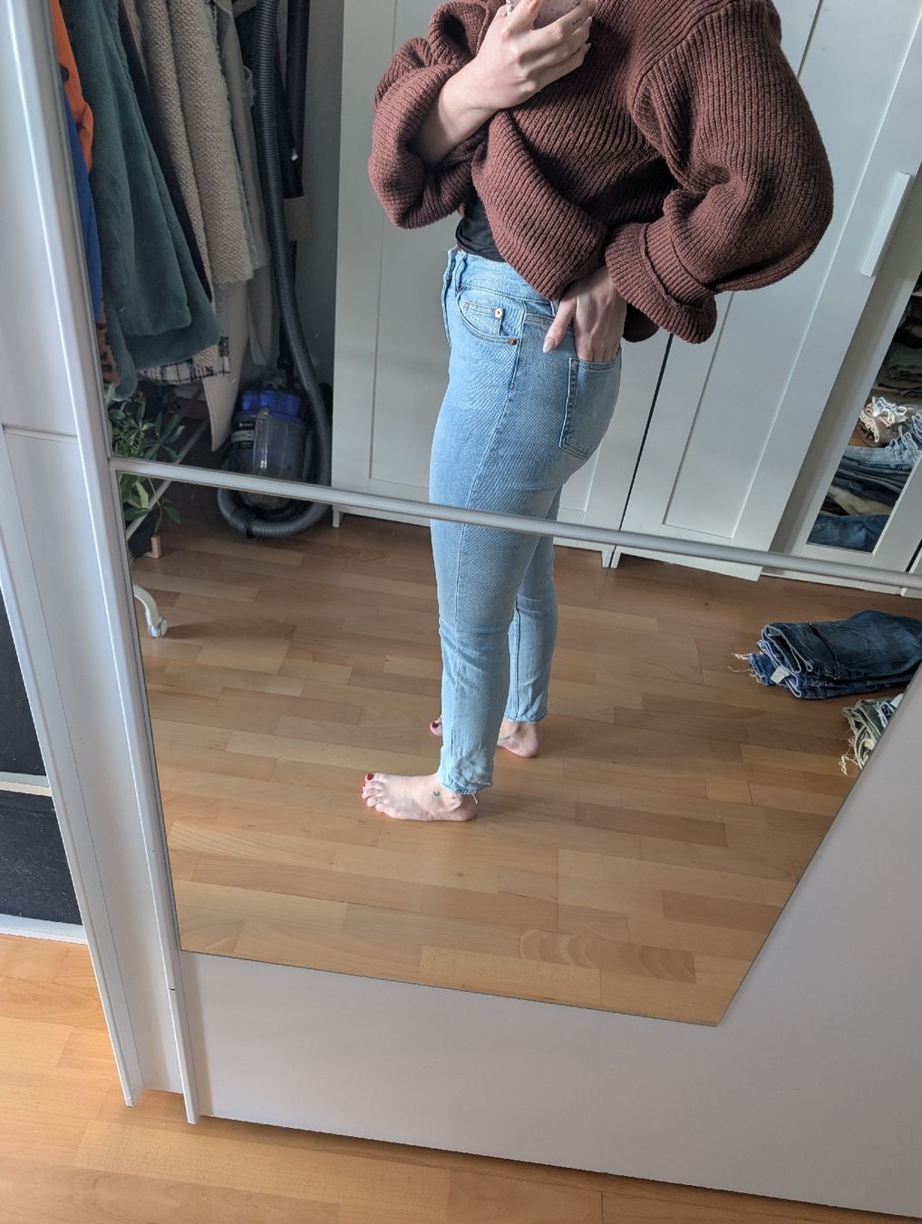 H&M Jeans: Hellblaue High Waist Jeans – Nuovo (secondo la descrizione) da Wallisellen venduto da sca97 1