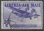 LIBERIA AIR-MAIL BUSCH-FLUGZEUG (20