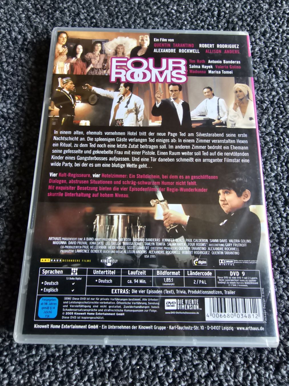 Tutti i DVDs: DVD Four Rooms (21080) – Usato da Ruswil venduto da jan_bxl5 1