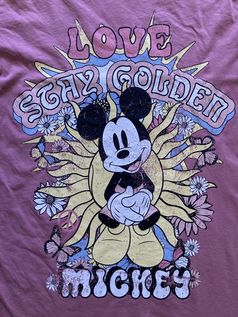 Disney Camicette, T-shirt & Top: altrosa Mickey-T-shirt – Usato da Bönigen venduto da Amsoldingen02 2