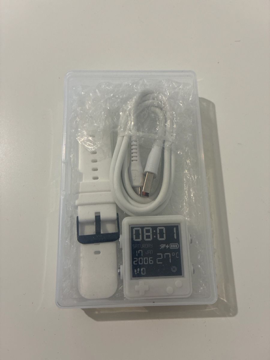 Smartwatch: Watchy OSH watch white – Nuovo e nell'imballaggio originale da Genève venduto da cve_5w2h