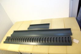 Bodenkabelkanal + Führung, schwarz