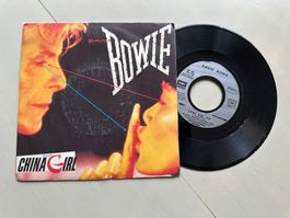 DAVID BOWIE tolle Single China girl Top Hit France diff PS