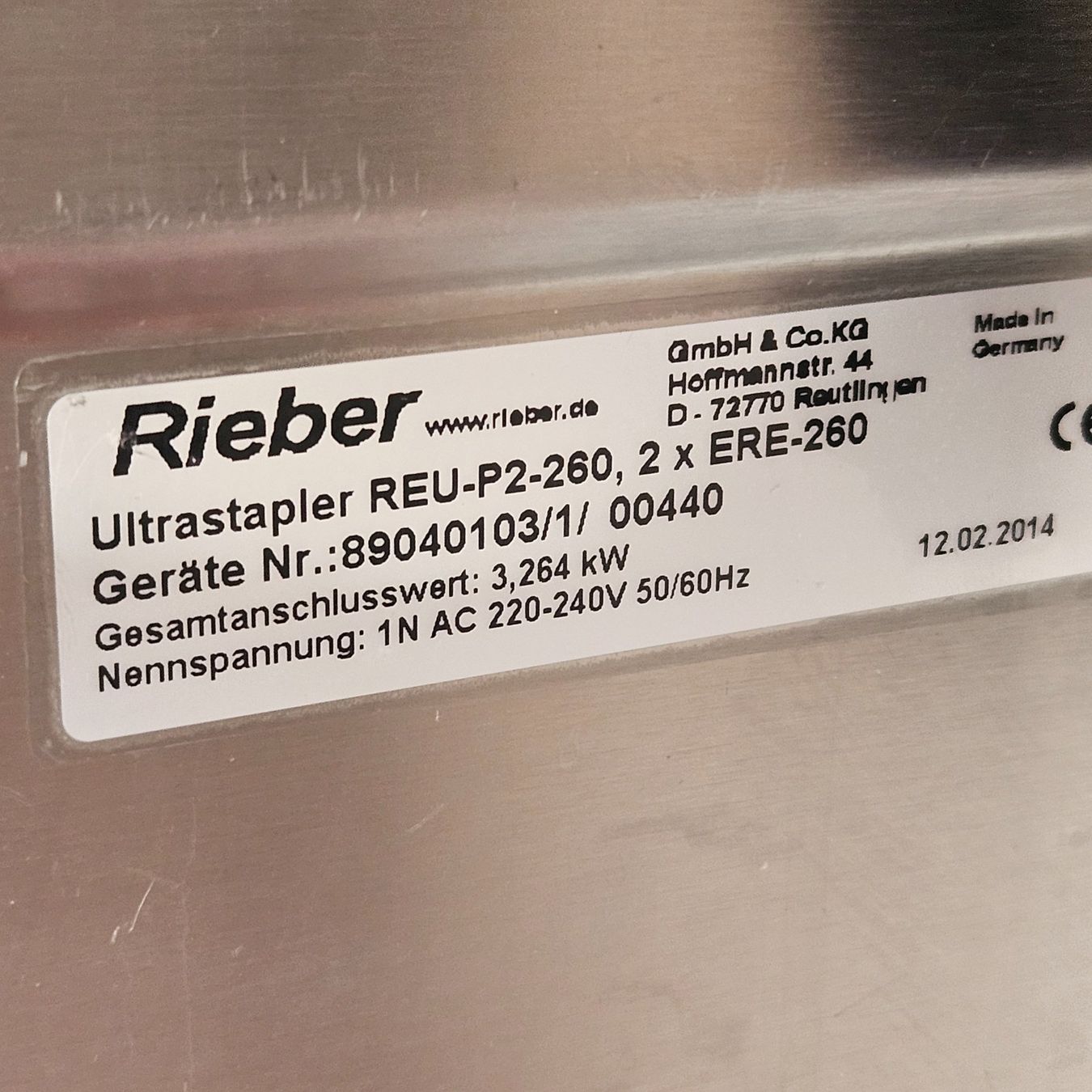 Rieber Elettrodomestici da cucina: Rieber Speisewärmer, Typ 3000 – Usato da Niederdorf venduto da LeptonAG 2