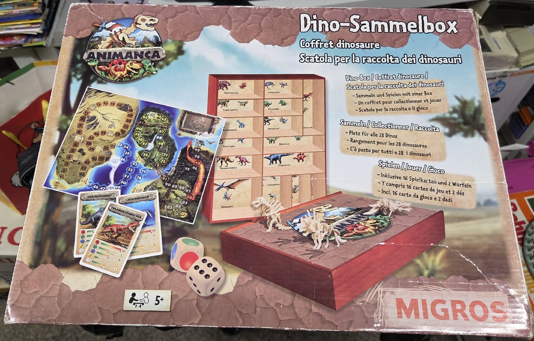 Migros Sammelbilder & Trading cards: Migros Animanca Dino-Sammelbox – Gebraucht aus Reinach BL von _MasterK_
