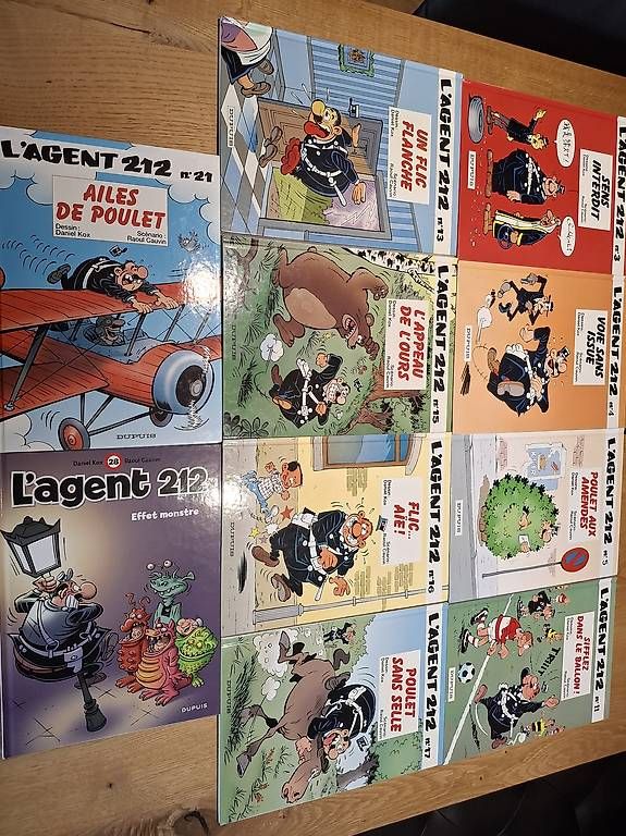 BD: Bd Agent 212 - 10 tomes – D'occasion à Prez-vers-Siviriez par rouilj05 4