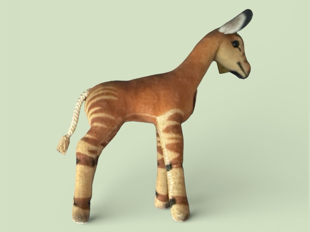 Steiff Spielzeuge: Vintage Steiff Plüschtier – Okapi – Gebraucht aus Lamone von LaCantinaMagica 1