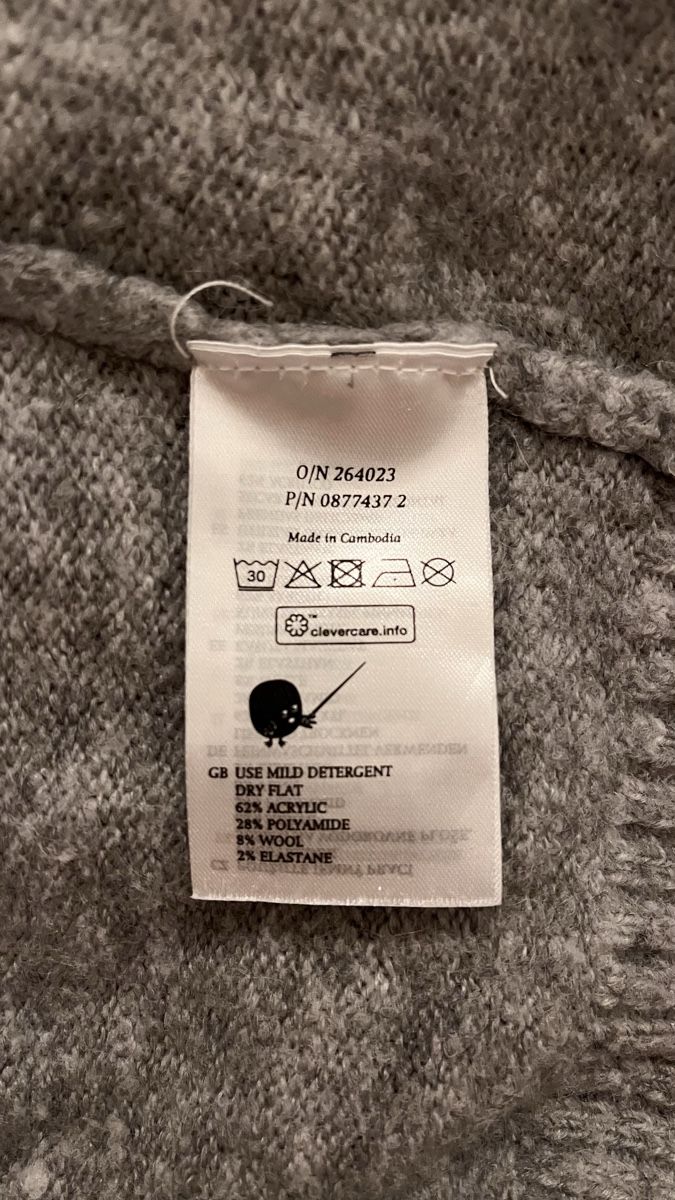 Monki Giacche: Monki Strickjacke, grau, (Grösse M) L – Usato da Schübelbach venduto da lan_2rdc 5