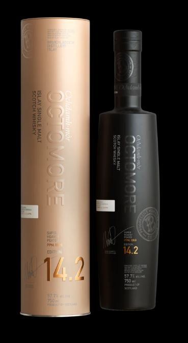 Octomore Bevande alcoliche: Bruichladdich Octomore 14.2 – Nuovo e nell'imballaggio originale da Deitingen venduto da Gold-Delikatessen