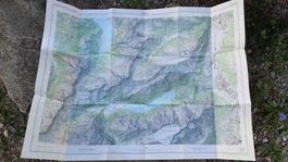 Landeskarte Klöntal, 1153, 1:25'000, 1989