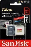 SANDISK Extreme microSDXC 256GB 160MB/s Original Fabrikneu