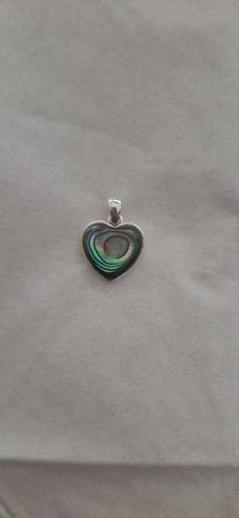 Pendentif - Paua/Abalone - Argent - 925/1000 Poinçonné - PP/AA3REF02
