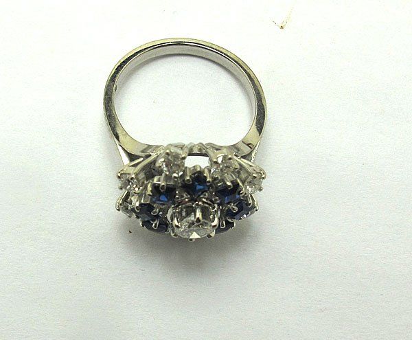 Anelli: Diamant/Sphir Ring – Usato da Zürich venduto da Schmuckmarkt 1
