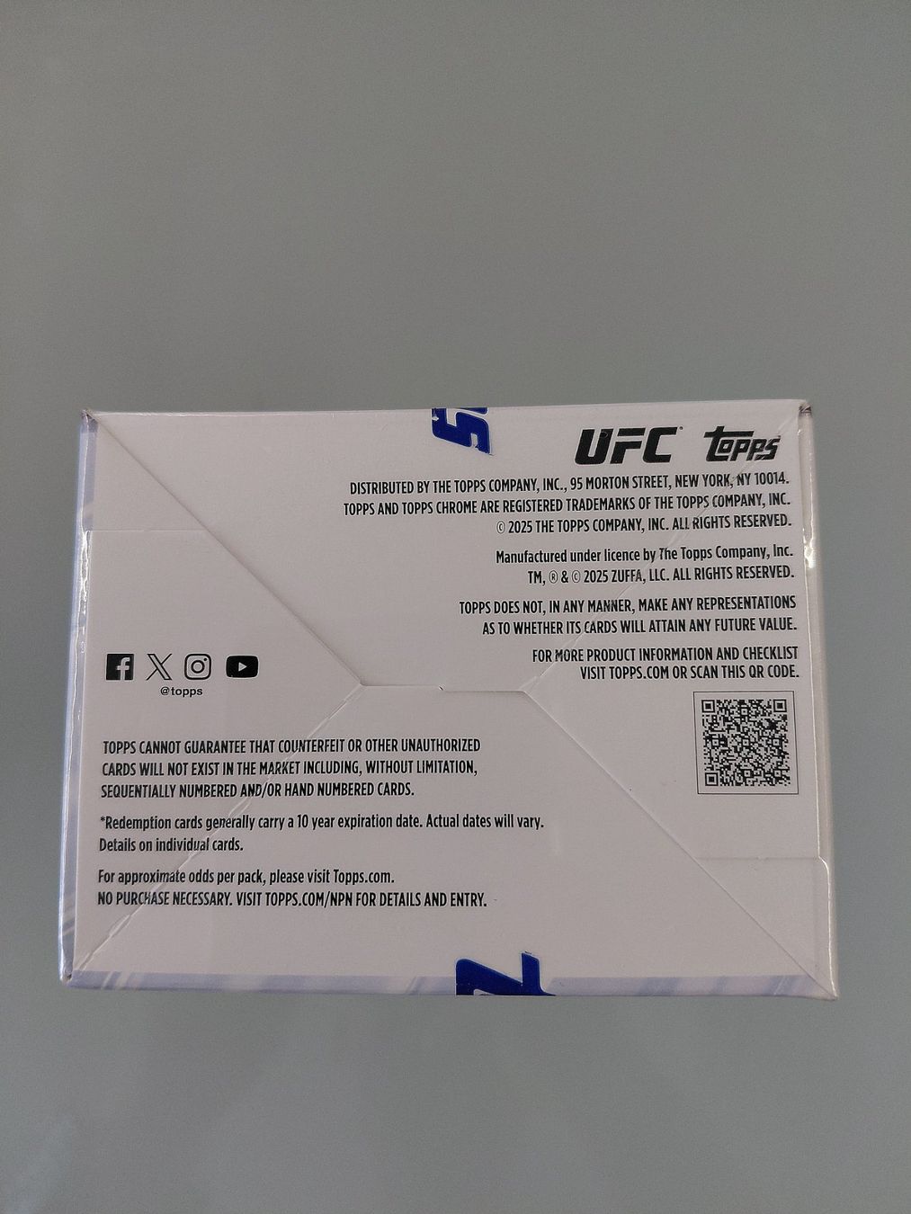 Topps Carte collezionabili: 2025 Topps Chrome UFC Box – Nuovo e nell'imballaggio originale da Uezwil venduto da -Retrogames- 1