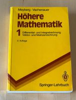 Höhere Mathematik 1 Meyberg Vachenauer Springer-Lehrbuch