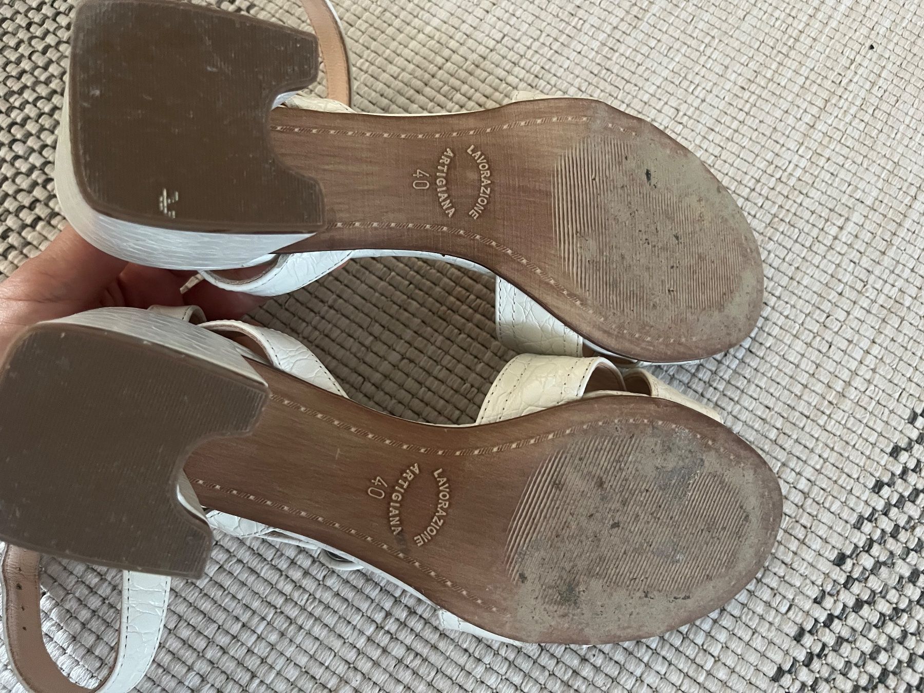 Scarpe da donna: Sandals cuir – Usato da Affoltern am Albis venduto da lumbrera22 3