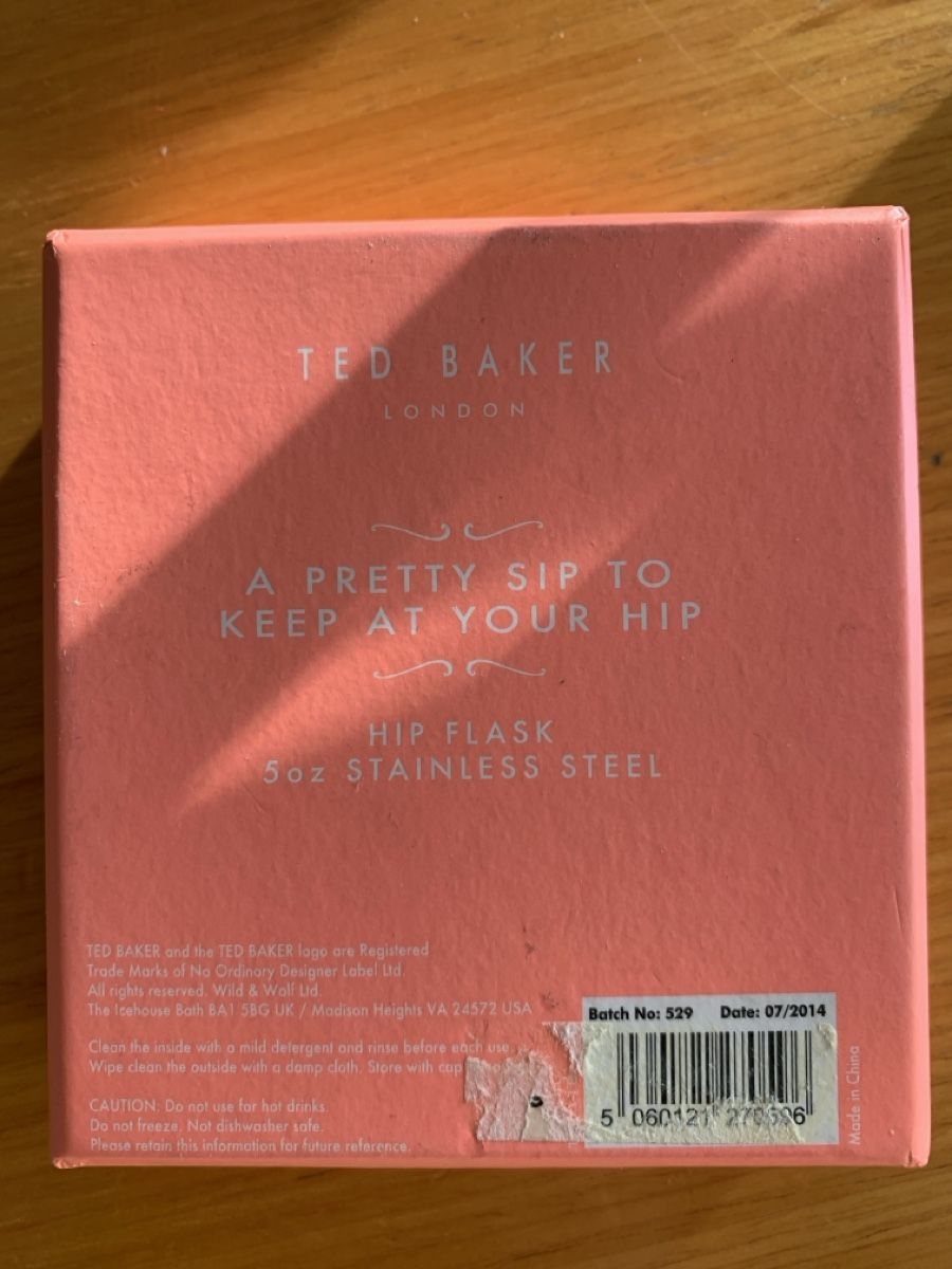 Altro: Ted Baker Hip Flask – Nuovo e nell'imballaggio originale da Zürich venduto da Dabro 3