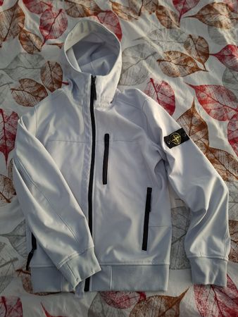 Neue Stone Island Jacke Soft Shell-R Gr. M - Certilogo