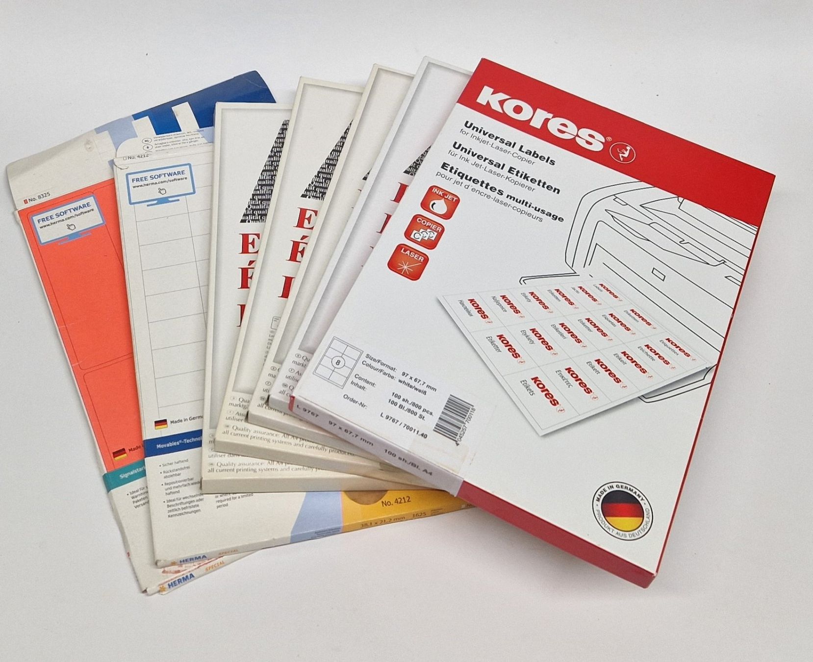 Sticker: Diverse Klebeetiketten, Drucker geeignet – Usato da Untersiggenthal venduto da Coca-Cola
