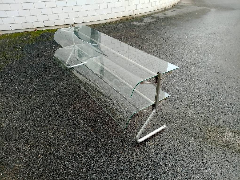 Autres décorations & accessoires: Présentoir inox et verre – D'occasion à Treycovagnes par ced_p2fm